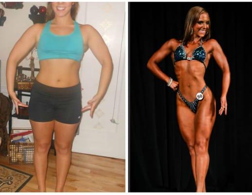 Personal Trainer, Cristina Waltermans total transformation. Check www.cwphysique.com for more transformations and stories!