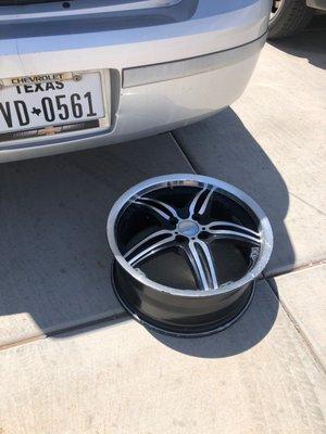 Tire Rim for Repair