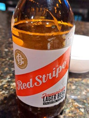 Red Stripe lager