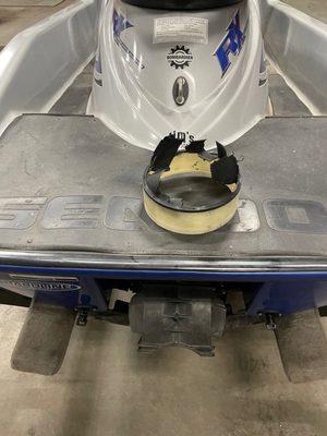 Sea Doo wear ring replacement