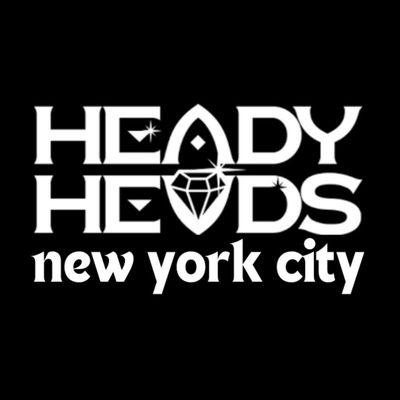 Heady heads New York logo