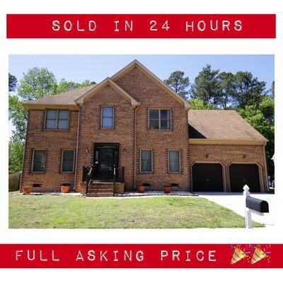 SOLD - represented the Weatherspoon family in selling their beautiful home