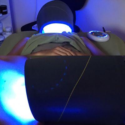 Come in for an LED treatment to treat your acne or wrinkles.