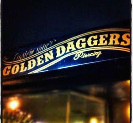 Golden Daggers Tattoo studio and Body piercing on Melrose.