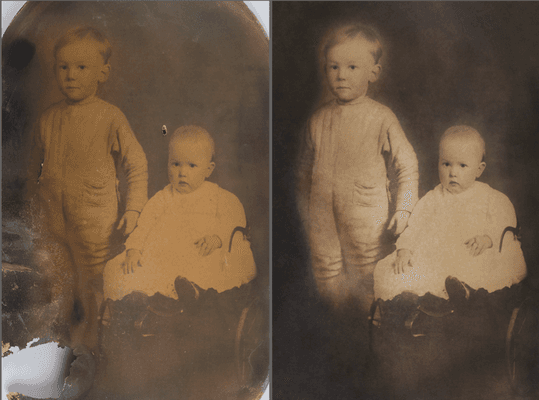 Photo restoration is our specialty.