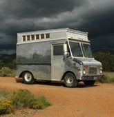 The Axle Contemporary mobile art gallery in Santa Fe