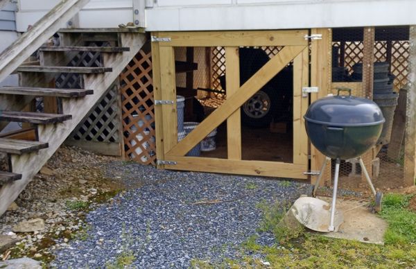 porch support and entry rebuild