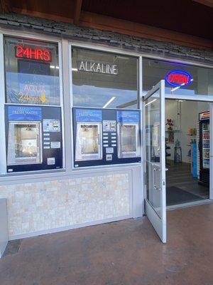 There vending machines for late night fills