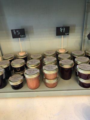 Known for monkey butter, here is a sampling of some of their jellies.