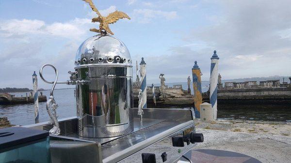 Eleganly served. Espresso by the sea in Miami, FL