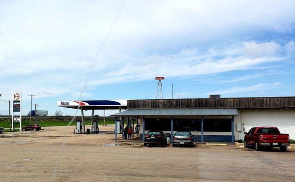 Area for truck parking.