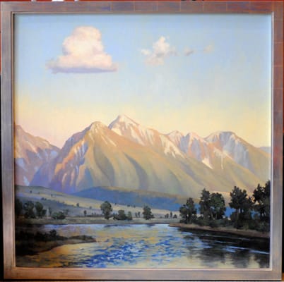 YELLOWSTONE RIVER
 36X36 OIL  BRUCE PARK