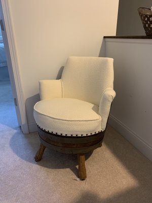 Chair after reupholstered. Love it!