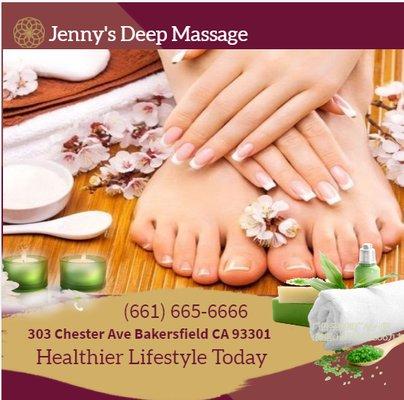 A massage therapist giving a foot massage will manipulate muscles and other soft tissues  to improve circulation, relieve pai...