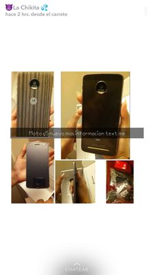 Moto Z plus, nuevo con audífonos, cargador, forro, y Simcard de Verizon wireless.