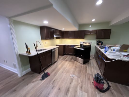 Basement/kitchen remodel