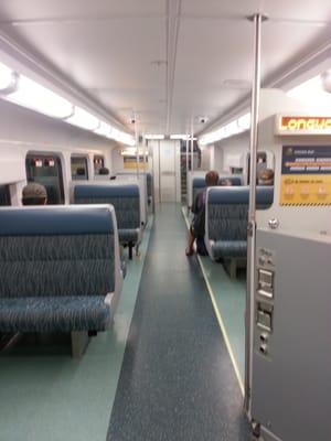 Quiet train at 730 pm