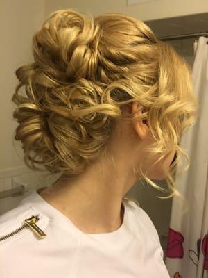 Bridal hair trial