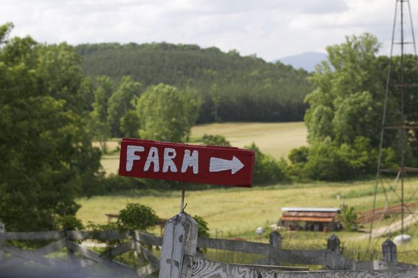 Farm sign