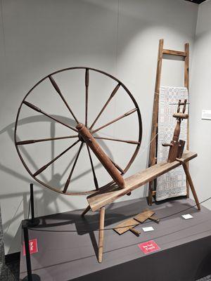 Spinning wheel for thread/twine making