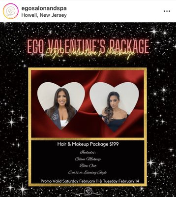 EGO VALENTINES PACKAGE