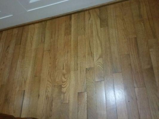 Cleaning hardwood floors