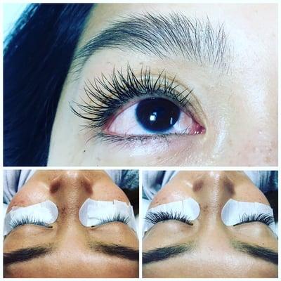 Eyelash extensions by Faith