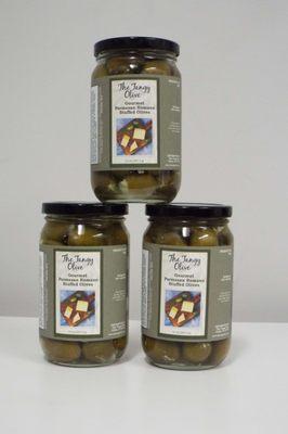 Do you like Olives? The Tangy Olive's line of Garlic and Parmesan Romano Stuffed Olives are the best!!