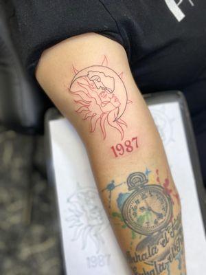 1987 SUN MOON TATTOO