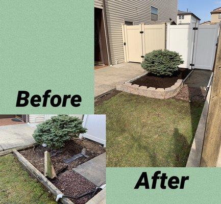 Before and After Landscaping