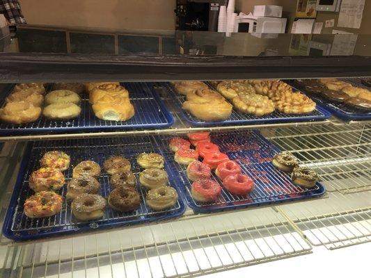 The remaining donuts from Friday morning (4/2/18). You literally cannot go wrong here!