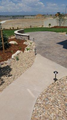 Complete Back Yard Landscaping. Erie CO