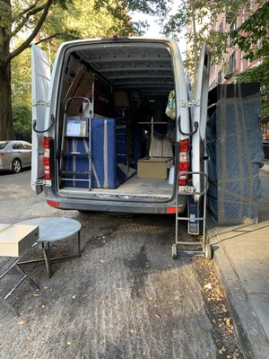 Sprinter van instead of moving truck