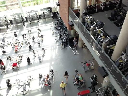 Impressive weight room