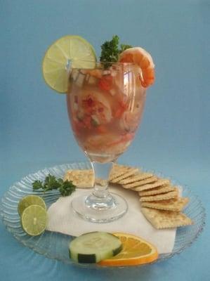 "Mexican Style Shrimp Cocktail"