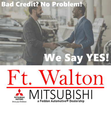 Bad Credit? No Problem! We say YES!