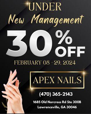 Hurry make appointment with us have30% all services