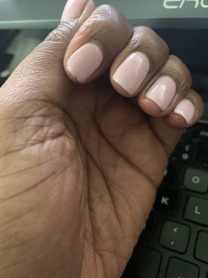 Chipped polish after 2 days