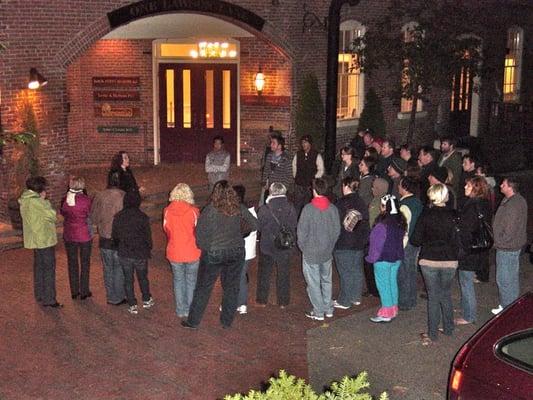 Location of one of the scarier stories on the downtown tour.