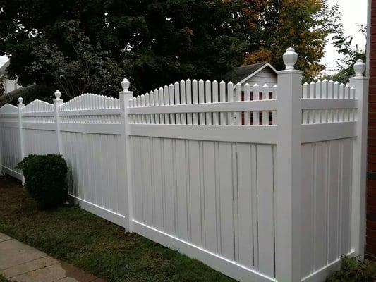 Beautiful PVC fence