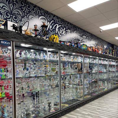 Huge selection of glass