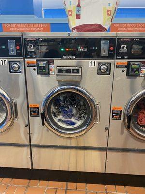 Washer and dryers Washer 2.50 and dryers $0.75 for 18 minutes