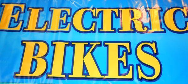 Electric Bikes! Full service repair on Electric Bikes.