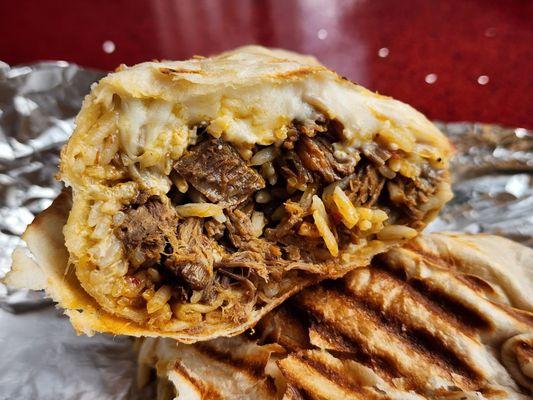 Inside the Birria Burrito