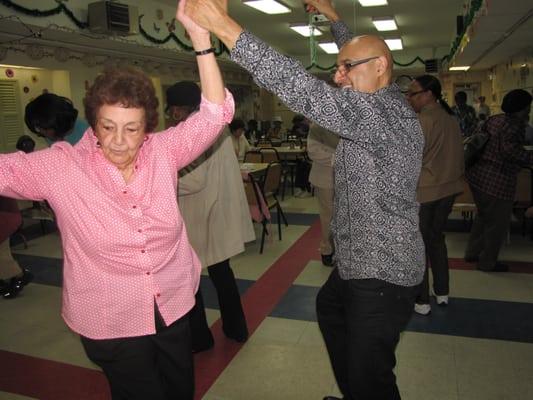 At Dorchester Senior Citizens Center, we like to party. Live DJ parties several times a year.