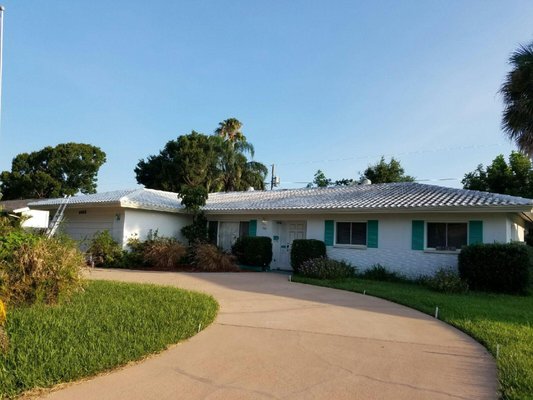 Tile Roof Before Pro-Shield Roof Restoration