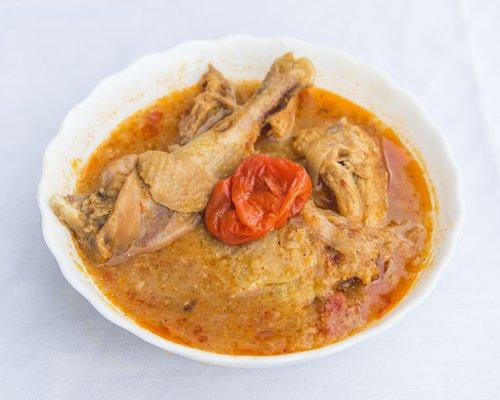 Spicy chicken stew/Sauce Kédjénou.