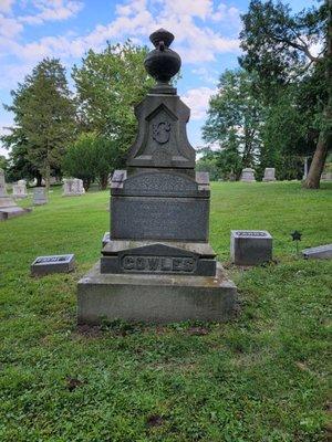 Cemetery headstone