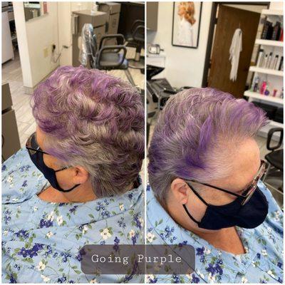 Going purple