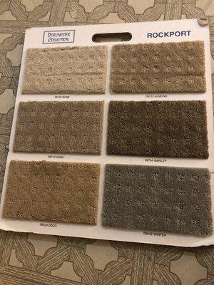 Carpet samples